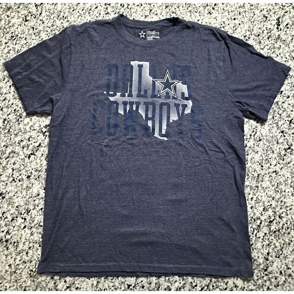 Other - Dallas Cowboys Football T-shirt Blue Men's Large Soft Short‎ Sleeve